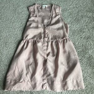 Banana Republic silk champagne color blouse XS